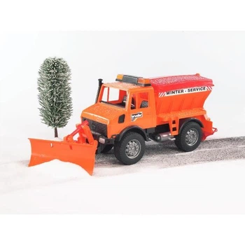 Модель Bruder Снігоприбиральний автомобіль MB Unimog 1:16 (02572)