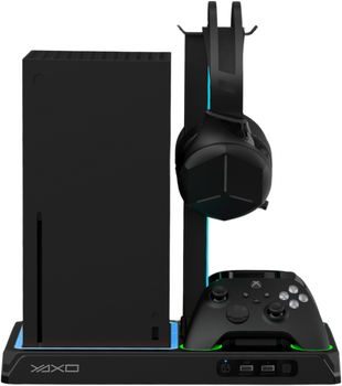 Podstawka chłodząca i ładująca YAXO XENO FROST do XBOX Series X/S Techno Black (YGXFCB01)