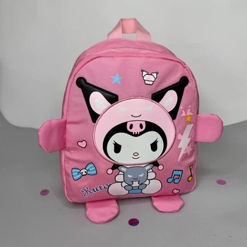 Рюкзак дитячий для дівчинки з принтом Kuromi рожевий