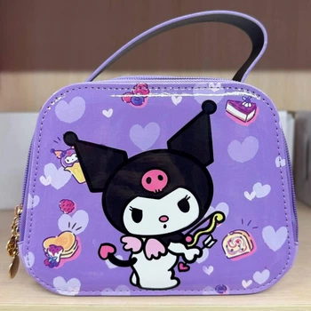Сумочка дитяча для дівчаток Kuromi через фіолетове плече 18×14×7 см