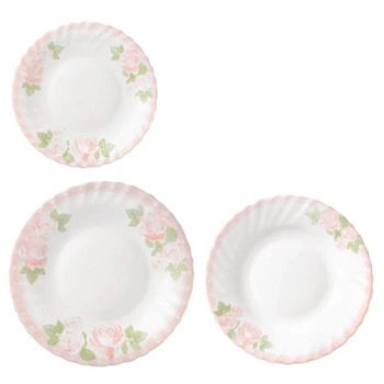 Столовый сервиз Bormioli Rocco Prima Розовые розы 403886S12021287 18пр
