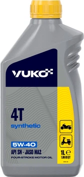 Моторное масло Yuko SYNTHETIC 4T 5W-40 1 л (4823110401774)