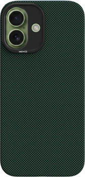Etui plecki Yaxo Aramid Fiber Ultra Slim Case do Apple iPhone 17 Tropic Green (YMAAFUSKCI1701GR)