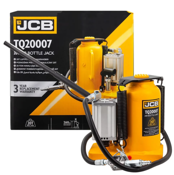 Домкрат пневматично-гідравлічний пляшкового типу 20т (255-500 мм) - JCB-TQ20007 JCB