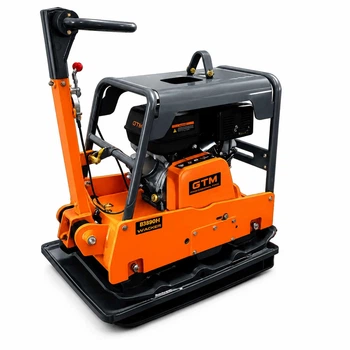 Віброплита GTM GPC330-LCRH з гідравлічним реверсом Loncin G390F 14к.с. 300кг розмір плити 835х680 лита плита