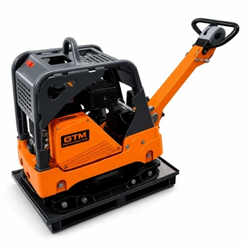 Віброплита GTM GPC400-LCRH з гідравлічним реверсом Loncin G390FD 13к.с. 405кг розмір плити 900х650 лита плита з інтегрованим вібромеханізмом