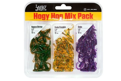 Силікон Lucky John Hogy Hog 1.2"/ 36шт, колір: Mix 1 (4308527017)