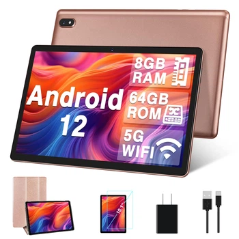 Планшет DMOAO D3 10.1" (4+4)/64 ГБ 8 ядер Android 12 Черно-розовый (102177859) - Уценка
