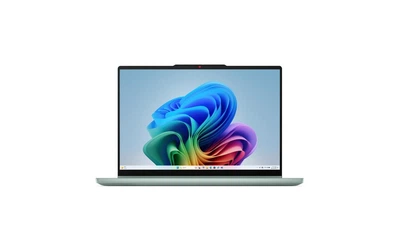 Ноутбук 2-in-1 Lenovo IdeaPad 5i (83UG002DRM), Intel Core Ultra 7 355 / 14" / Touch / OLED / RAM 32 ГБ DDR5 / SSD 1 ТБ / Intel Graphics / Без ОС / Світло-зелений