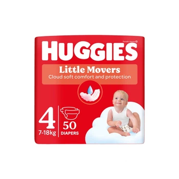 Подгузники Huggies Little Movers 4 (7-18 кг) Jumbo 50 шт (5029053567587) (349444)