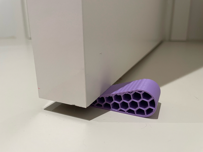 Стопор для дверей підлоговий універсальний 3D-друк PETG фіолетовий