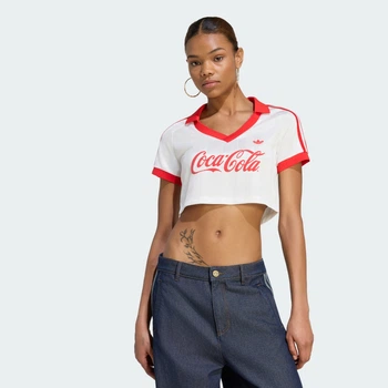 Жіноча джерсі CROPPED adidas KY7571 (L) білий (4069991565567)