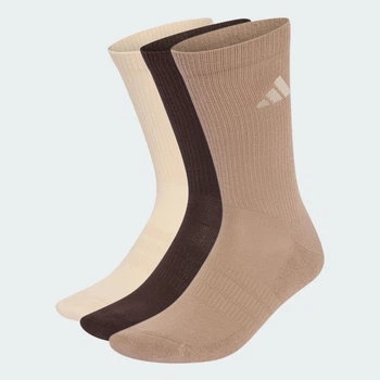 Три пары носков CUSHIONED SPORTSWEAR CREW adidas KQ6777 (40-42) бежевый (4067907148477)