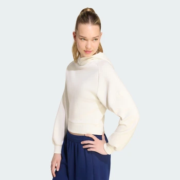 Женское худи SOFT LUX adidas KF4715 (XS) белый (4069993737467)