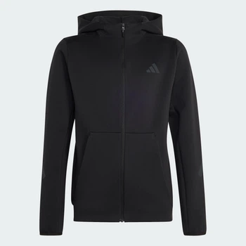 Дитяча толстовка Z.N.E. FULL ZIP adidas KR6639 (176) чорний (4069995859662)