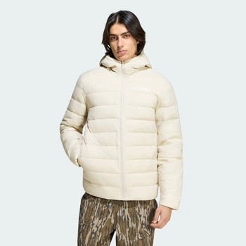 Чоловіча куртка Terrex Multi Essentials CLIMAWARM Light Down Hooded adidas KF9796 (L) бежевий (4069996384002)