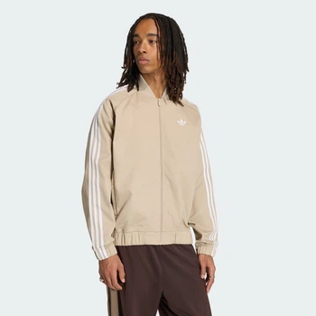Мужская олимпийка SST ADICOLOR CLASSICS COTTON TWILL adidas KR1369 (M) бежевый (4069996856660)