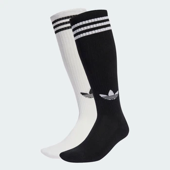 Две пары гетр 3-Stripes Knee Socks adidas JV7413 (40-42) белый (4068807880191)