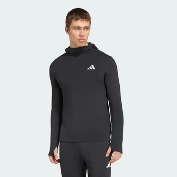 Чоловіча куртка adi365 Running Essentials Winterized Long Sleeve Hooded adidas KV4279 (XS) чорний (4069996726680)