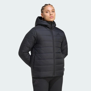 Женская куртка Terrex Multi Essentials CLIMAWARM Insulated Hooded adidas KX4230 (L) черный (4069996454583)