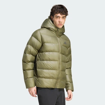 Мужская куртка ESSENTIALS INSULATION adidas KS7704 (2XL) зеленый (4068804768379)
