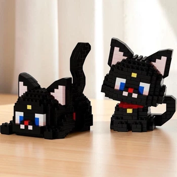 Конструктор Cute Cat 2 в 1 Фигурка Кот 344 деталей (01891)