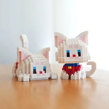 Конструктор Cute Cat 2 в 1 Фигурка Кот 379 деталей (01896)