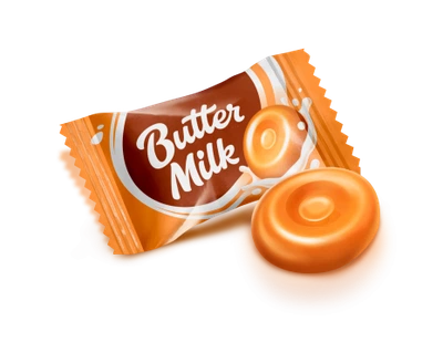 Цукерки Рошен Butter-Milk 500 г ( Бутер мілк, Батер мілк)