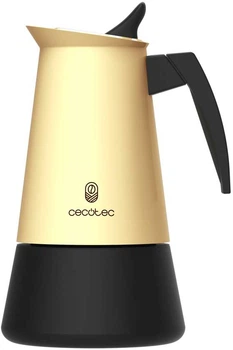 Гейзерна кавоварка Cecotec Piccolina 600 на 6 чашок 300 мл бежева (8447420147359)