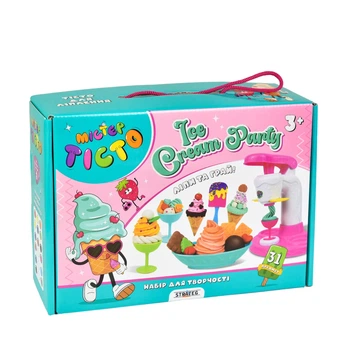 Набор для творчества Ice Cream Party 802 г разноцветный пластик 3+