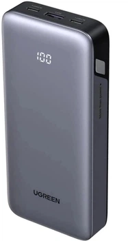 УМБ Ugreen PB532 20000mAh 30W PD/QC, USB-A, 2xUSB-С Gray (UGR-55989B)