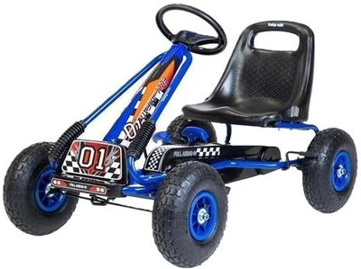 Gokart na pedały Baby Mix Razor 1-osobowy Niebieski 14980 (8596164149805)