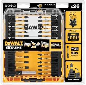 Набір біт DeWalt FLEXTORQ 31 шт. (DT70783T-QZ)