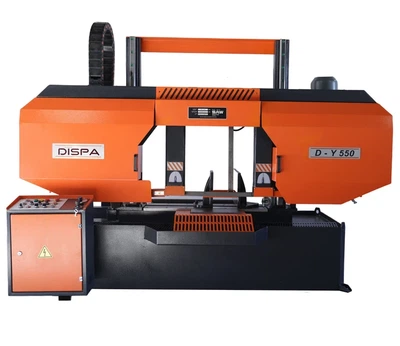 Напівавтоматична двохколонна стрічкова пилка DISPA MAKINA D-Y 550