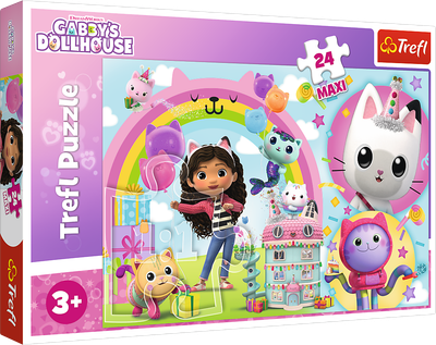 Puzzle Trefl Maxi Wesoła Gabi. Koci Domek Gabi 24 elementy (5900511143539)