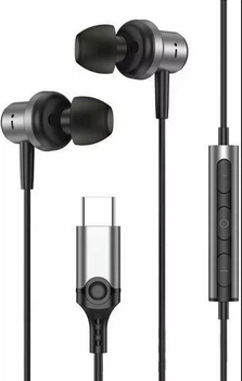 Słuchawki Beline SK193 USB-C Black (5905908359982)