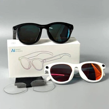 Смарт-окуляри Smart AI Glasses M88 2MP-камера (з фото-та відеозйомкою + додаткові лінзи)