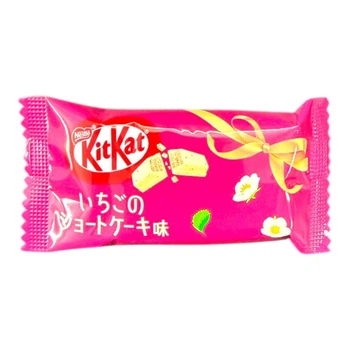 Міні-цукерка Nestle Kitkat Strawberry Short Cake Strawberry Chocolate Candy Bar 10,4 грам