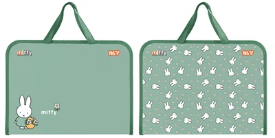 Папка-портфель Miffy FC на блискавці з тканинними ручками YES (492409)
