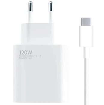 Сетевое зарядное устройство HyperCharge, White, 120 Вт, USB+Type-C Xiaomi 000349835