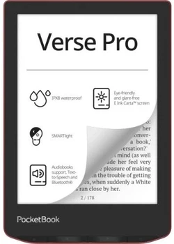 Электронная книга 6" Verse Pro, Passion Red, WiFi, 1448x1072 (E Ink Carta) PocketBook (teh0028664)