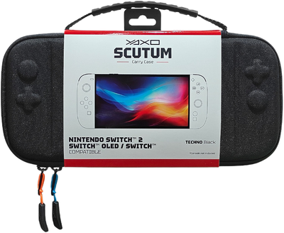 Чохол Yaxo Scutum для Nintendo Switch/Nintendo Switch 2 Techno Black (YGSCCC01B)