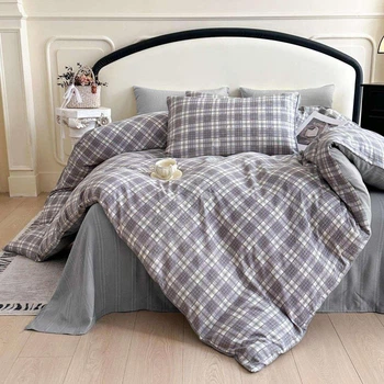 Комплект постельного белья евро муслин min min Colorful Home 996354