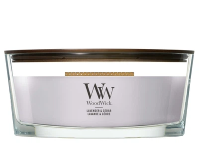 Ароматична свічка Woodwick Ellipse Lavender & Cedar 453 г (2674255E)