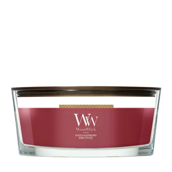 Ароматична свічка Woodwick Ellipse Spiced Blackberry 453 г (2670704E)