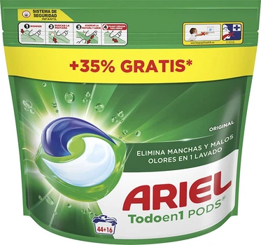 Kapsułki do prania Ariel Pods Original All-in-1 60 szt (8700216715300)