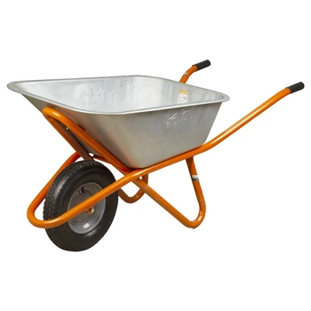 Тачка строительная одноколесная 90л 200кг колесо 15" FLORA 5056464