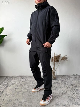 Костюм Soft Shell не утеплений графітовий M Графітовий (5-994)