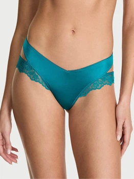 Трусики танга жіночі Victoria's Secret 361837041 XS Бірюзові (1160362510)