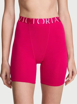 Трусики шорти жіночі бавовняні Victoria's Secret 63887922 L Рожеві (1160345716)